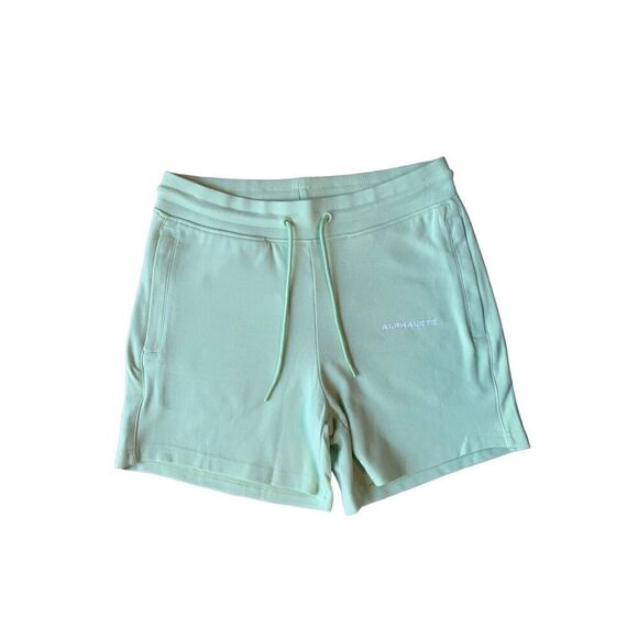 Alphalete Essential Core Shorts In Frozen Spring/Mint Green - Picture 2 of 9
